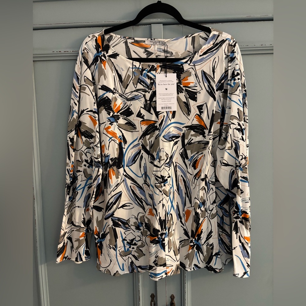 MM LAFLEUR washable silk Wren 2.0 top